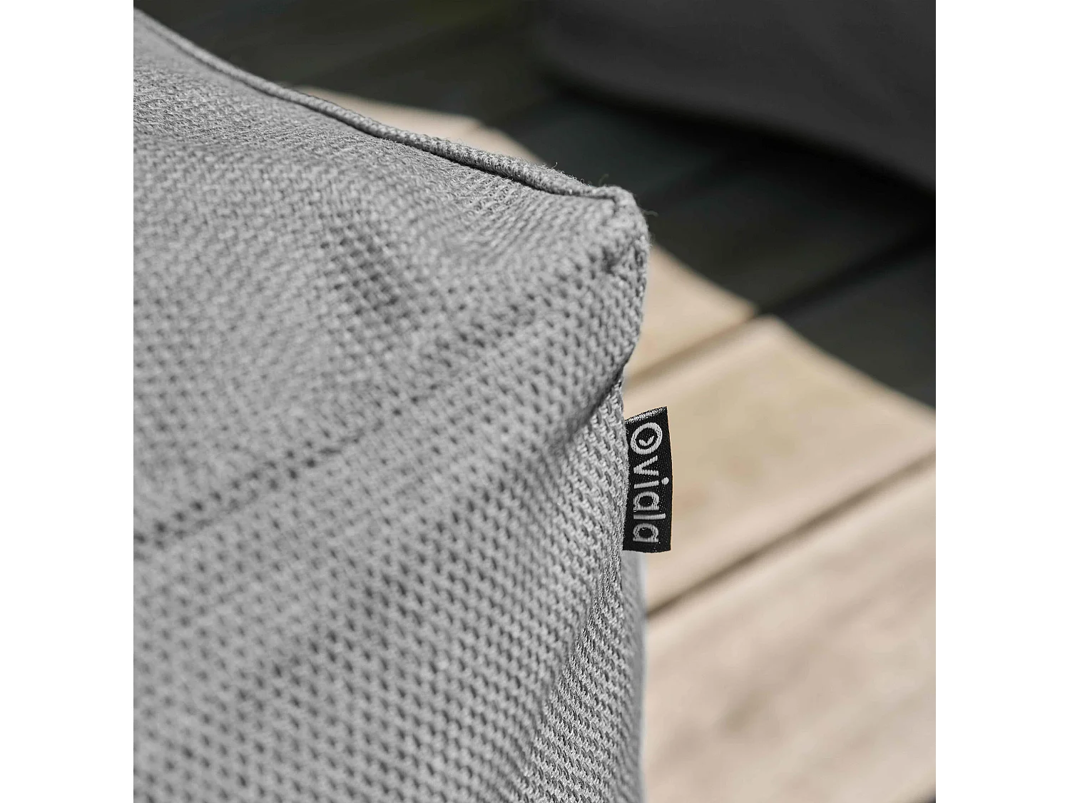 Fauteuil d'angle pour canapé modulable gris