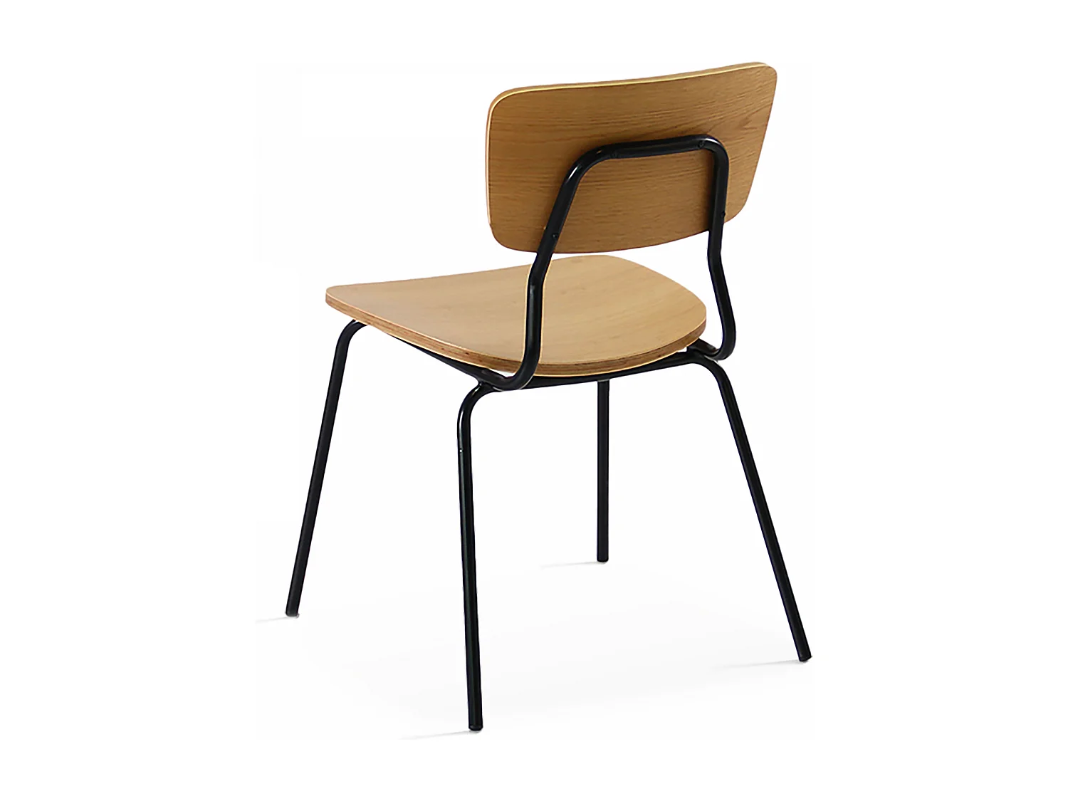 Lot de 2 chaises en bois vintage