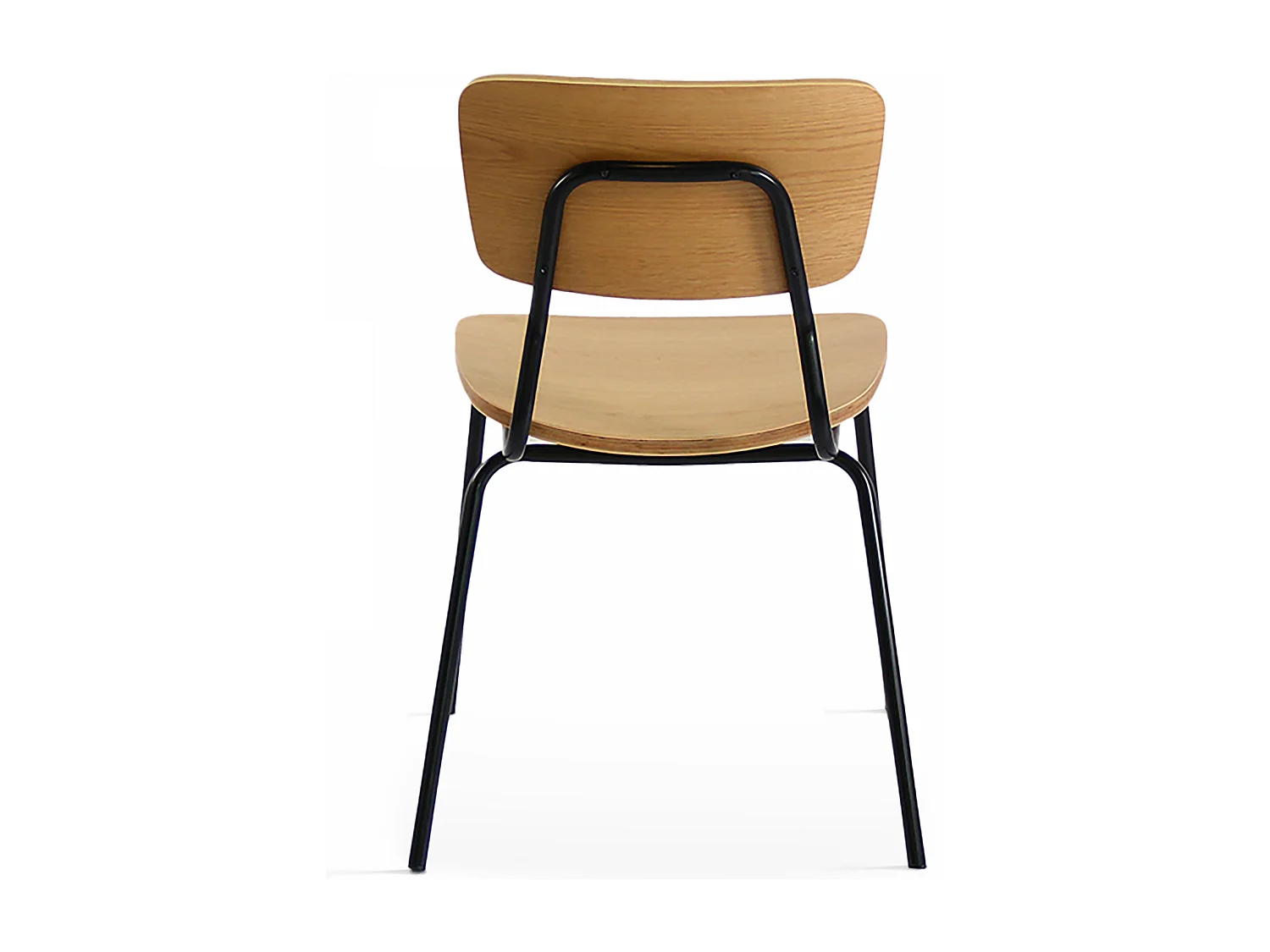 Lot de 2 chaises en bois vintage