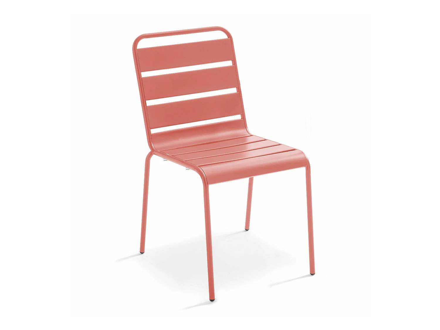 Chaise en métal argile  - Palavas