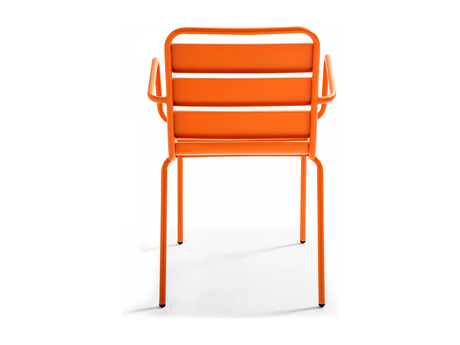 Fauteuil en métal orange - Palavas