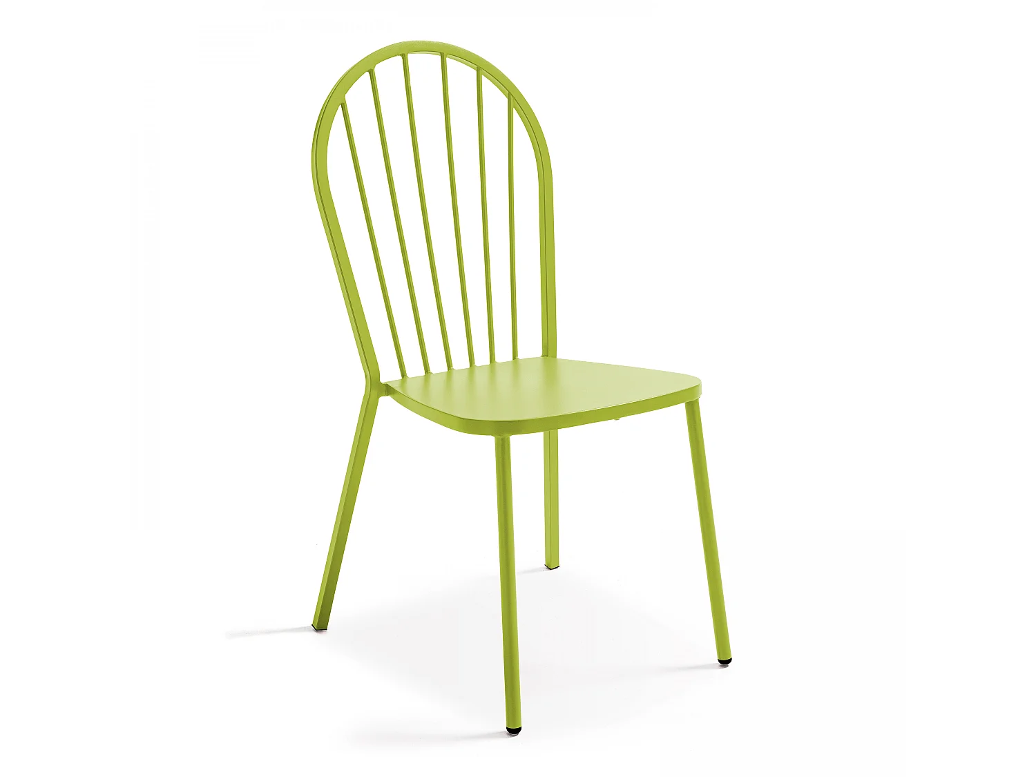 Chaise bistrot en métal vert