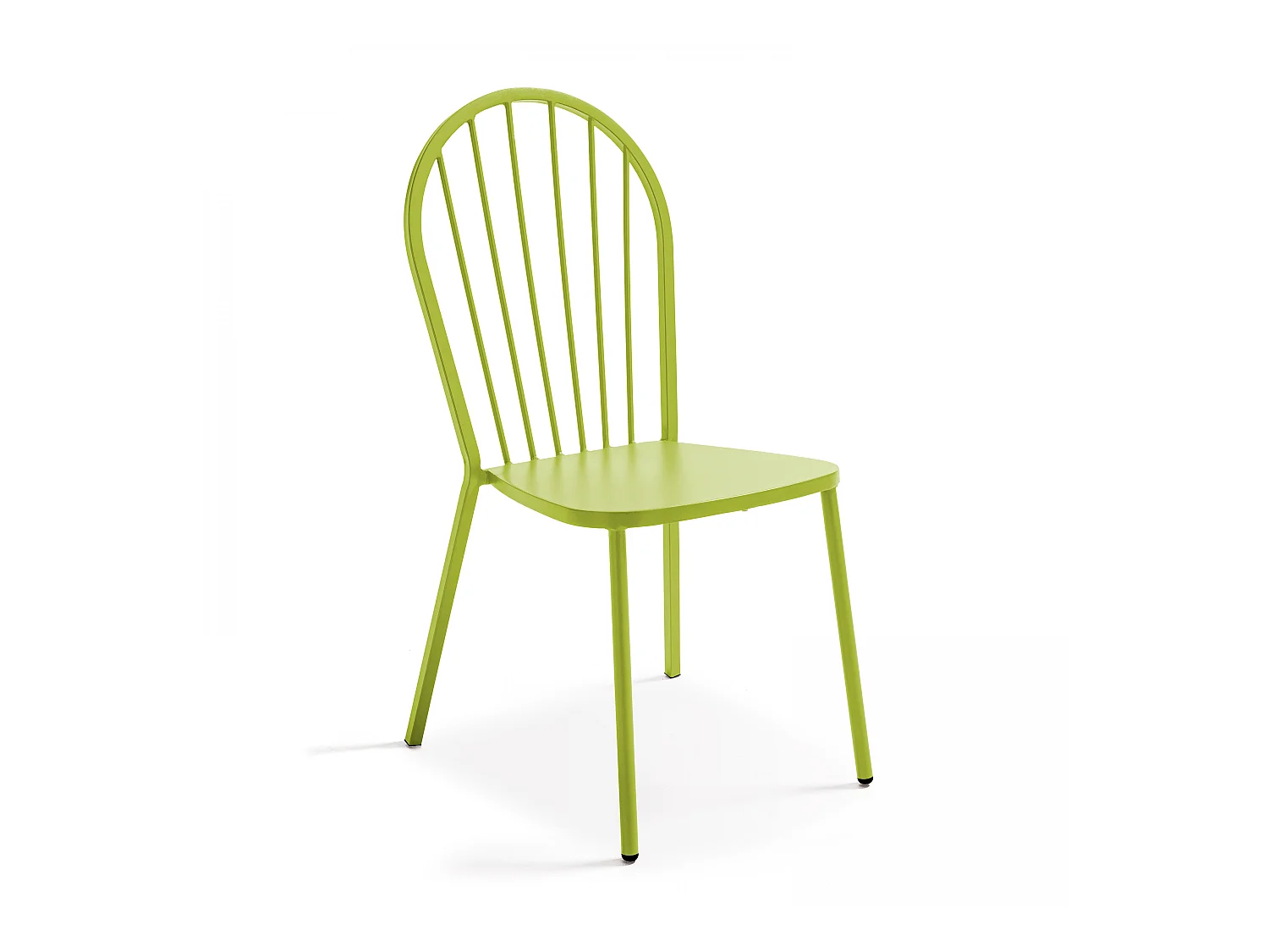 Chaise bistrot en métal vert