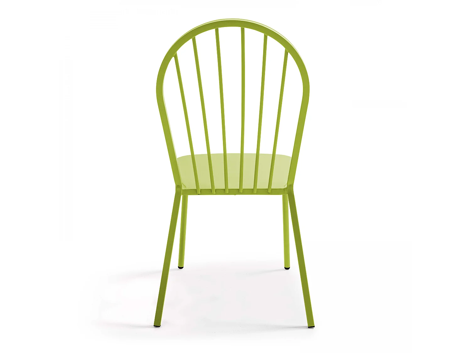 Chaise bistrot en métal vert