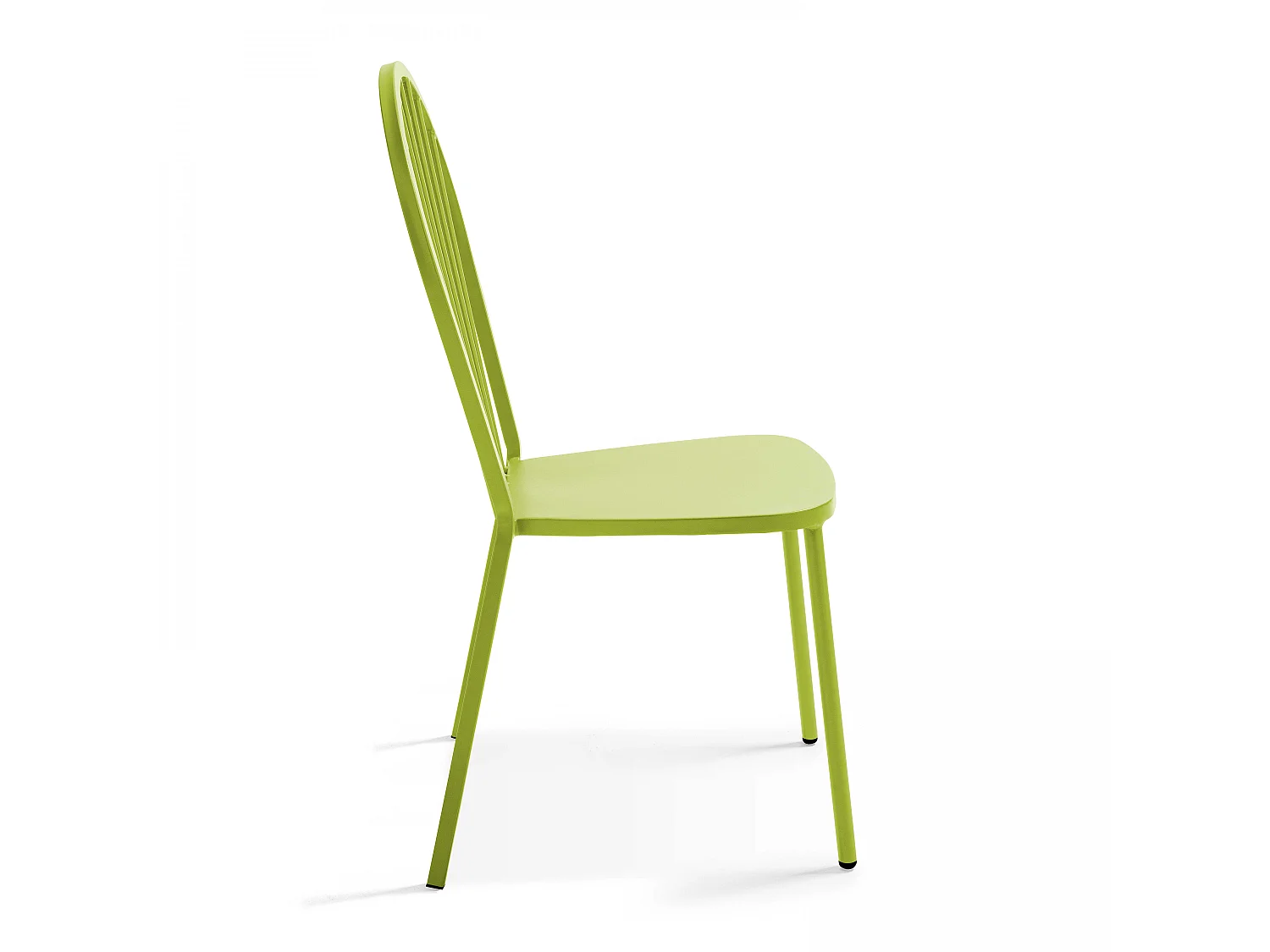 Chaise bistrot en métal vert