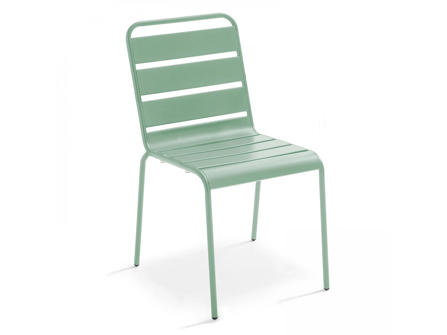 Chaise en métal vert sauge - Palavas