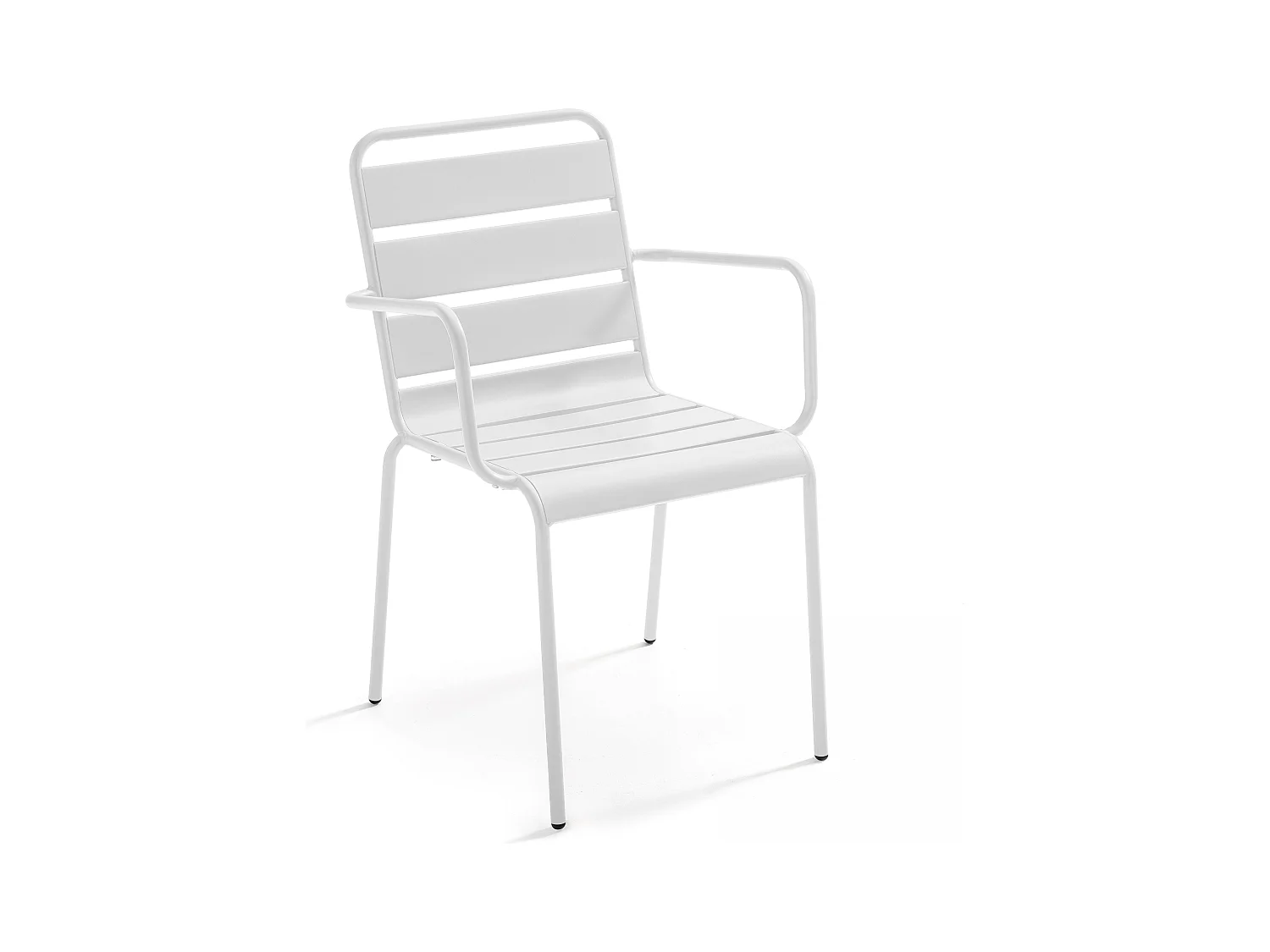 Fauteuil en métal blanc - Palavas