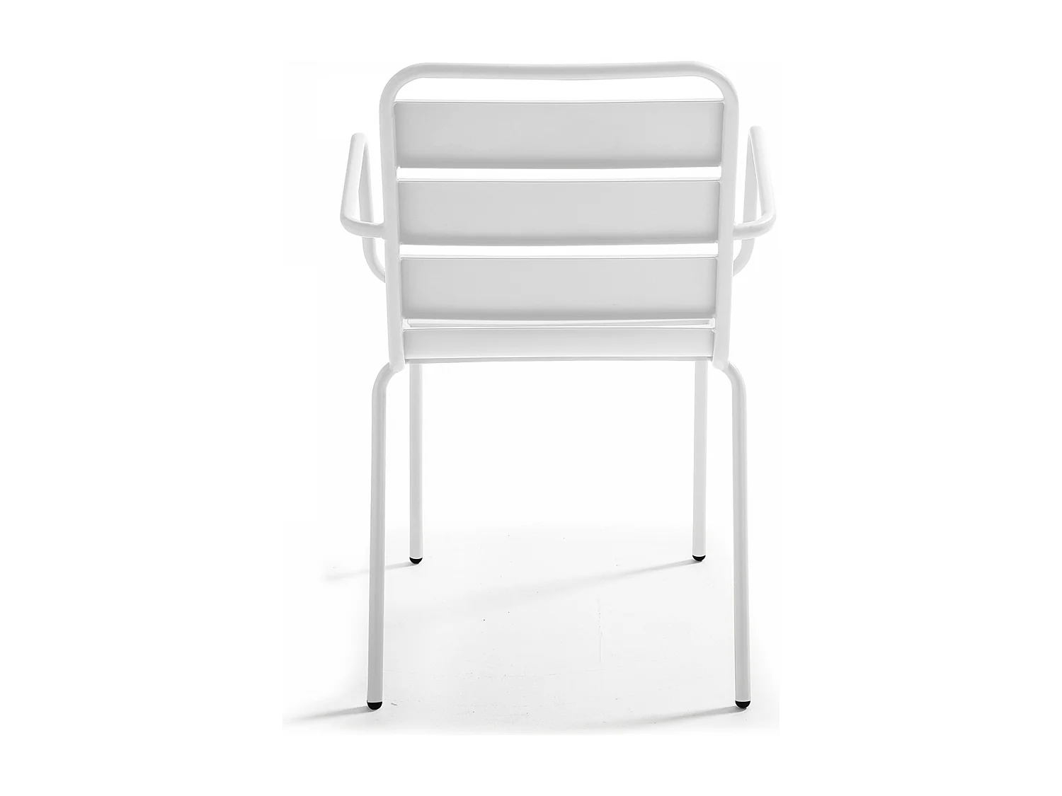 Fauteuil en métal blanc - Palavas
