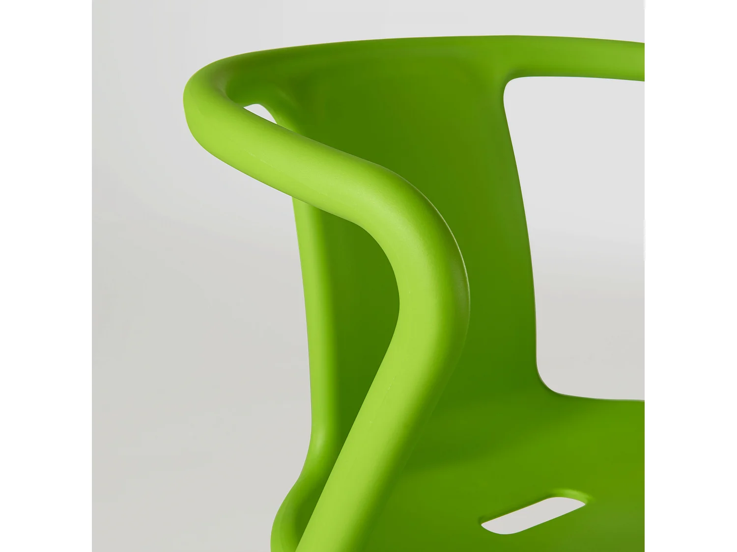 Lot de 4 chaises plastique vert