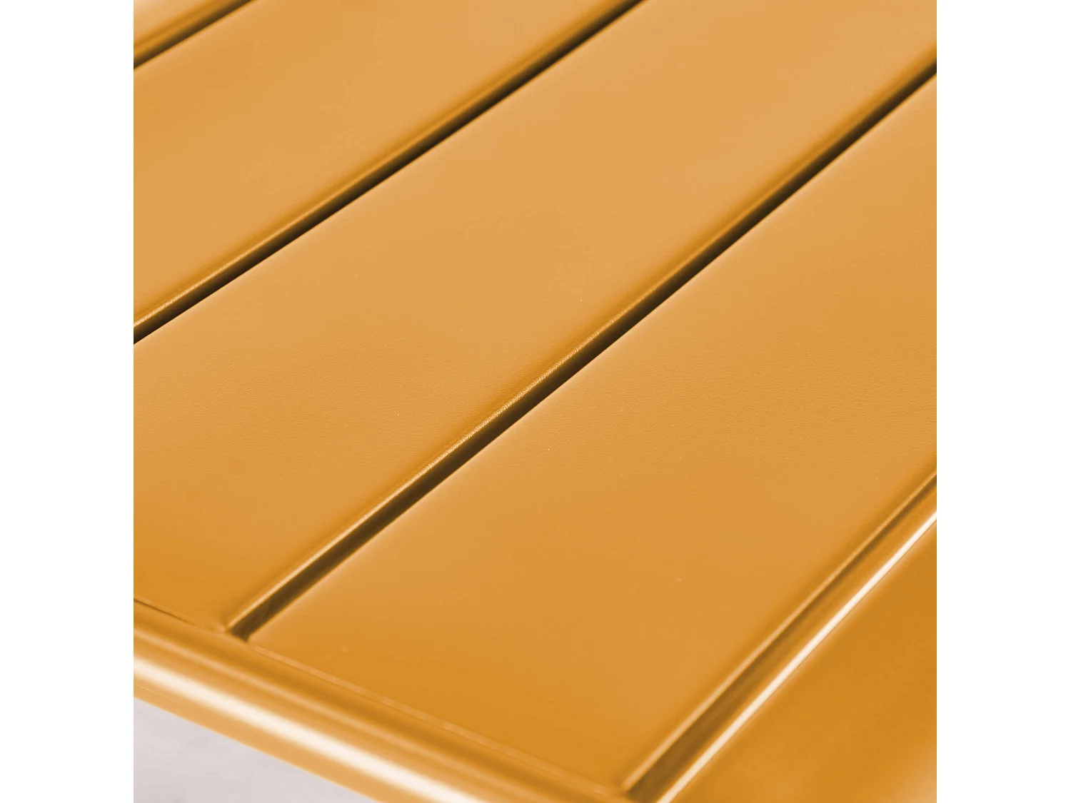 Fauteuil de jardin bas relax acier jaune - Palavas