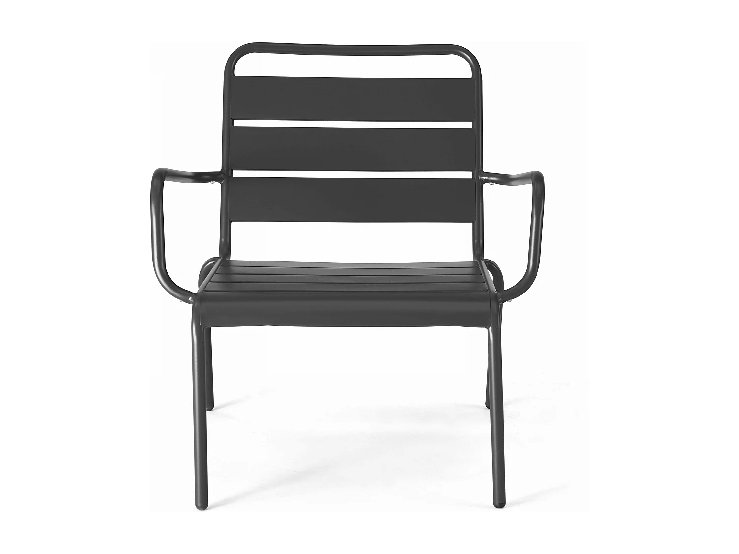 Set van 2 relaxfauteuils met grijze voetenbank