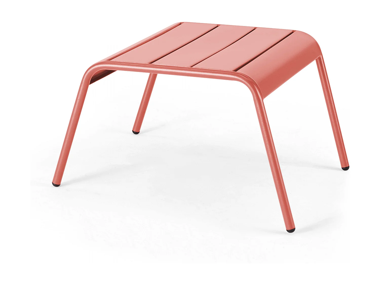 Lot 2 fauteuils relax avec repose-pieds métal gris et argile - Palavas