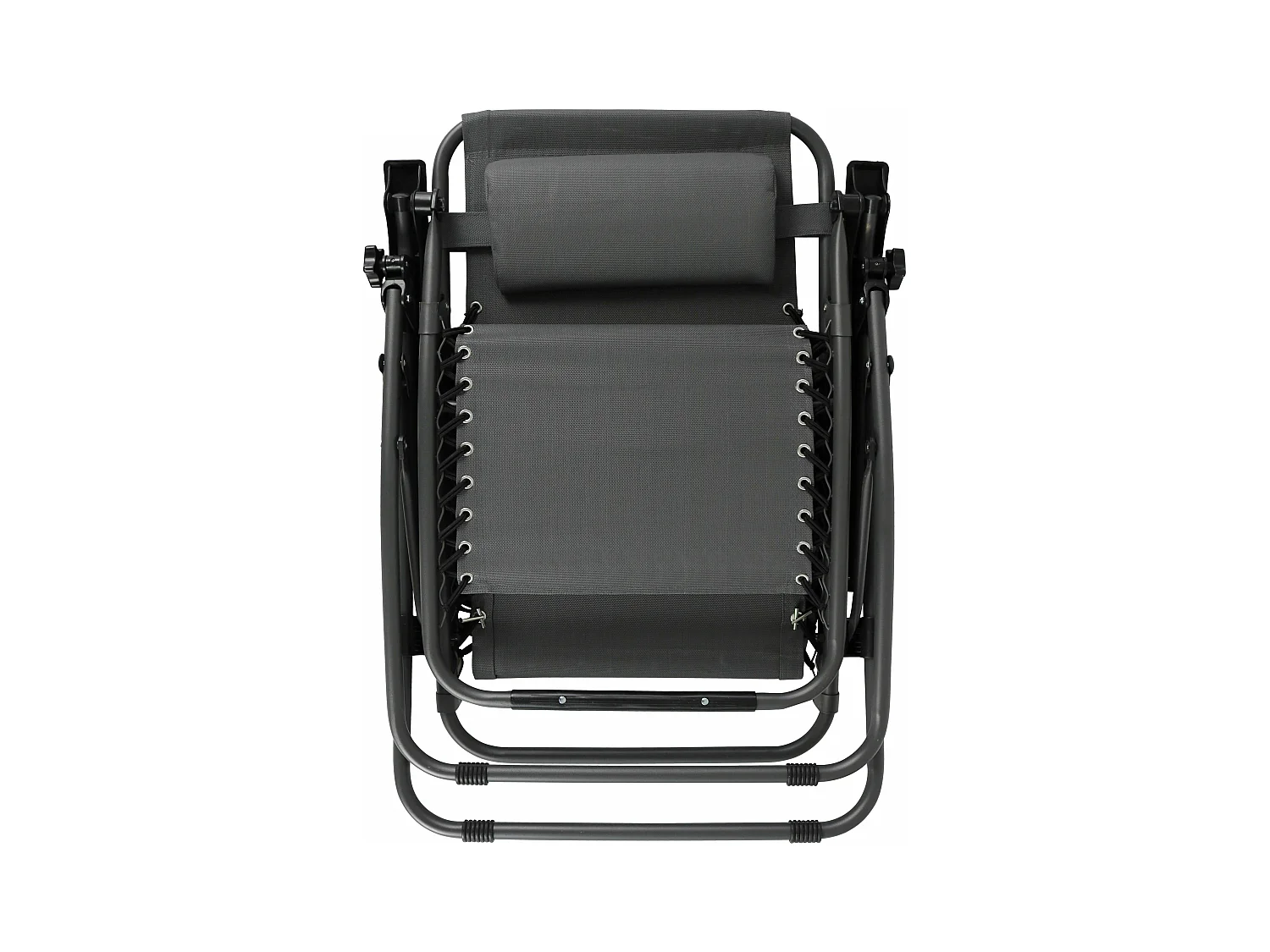 Fauteuil de jardin pliant relax gris