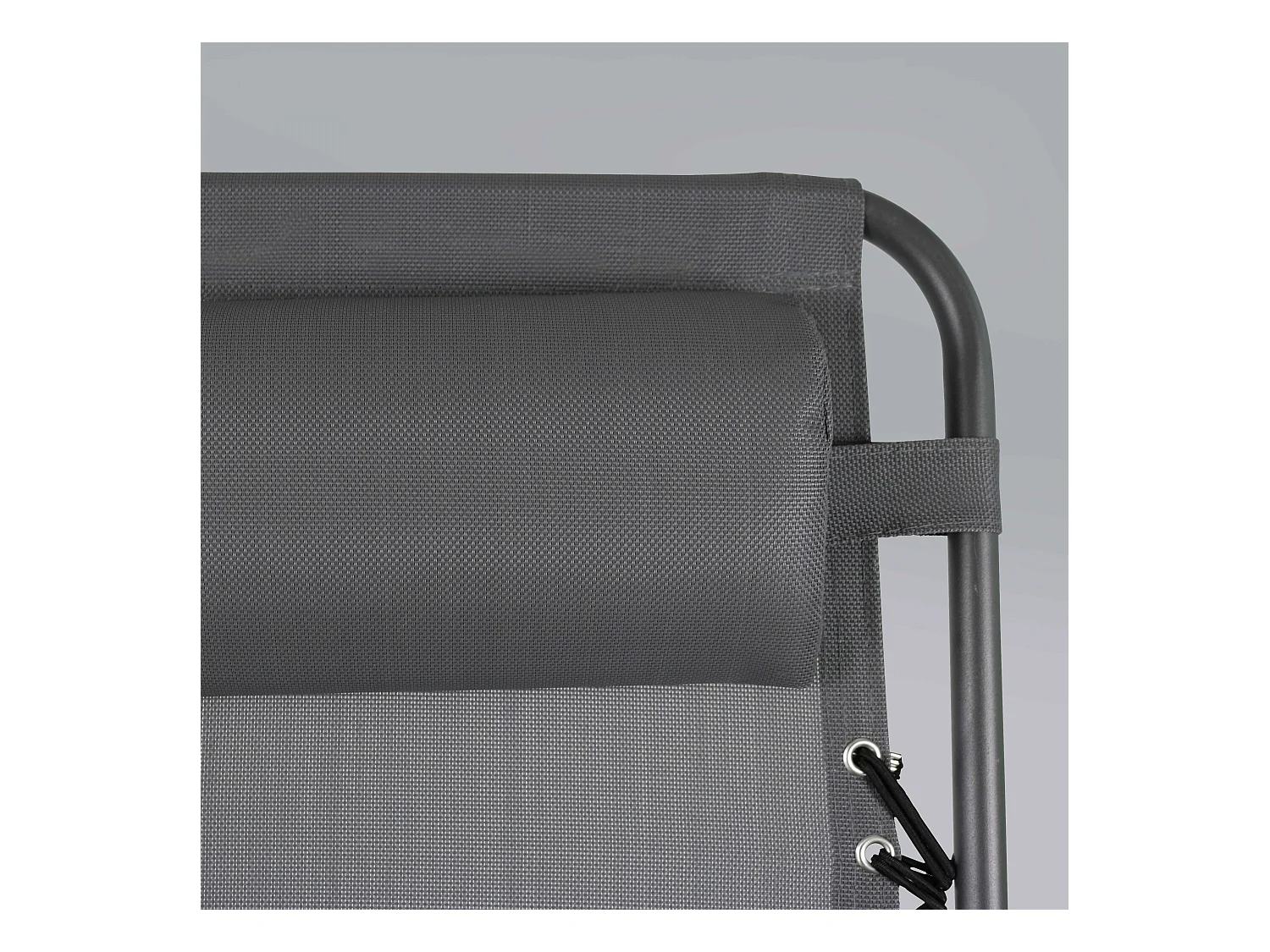 Fauteuil de jardin pliant relax gris