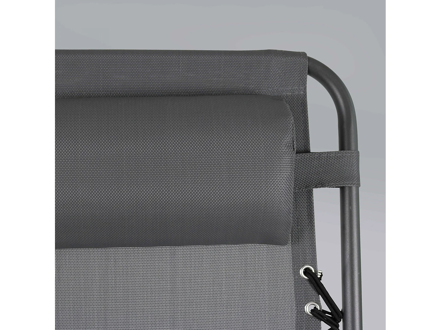 Fauteuil de jardin pliant relax gris