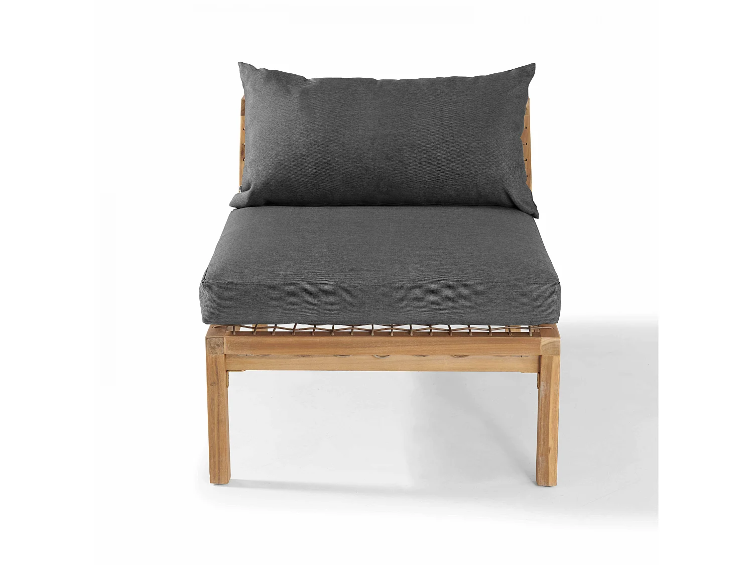 Fauteuil en bois gris