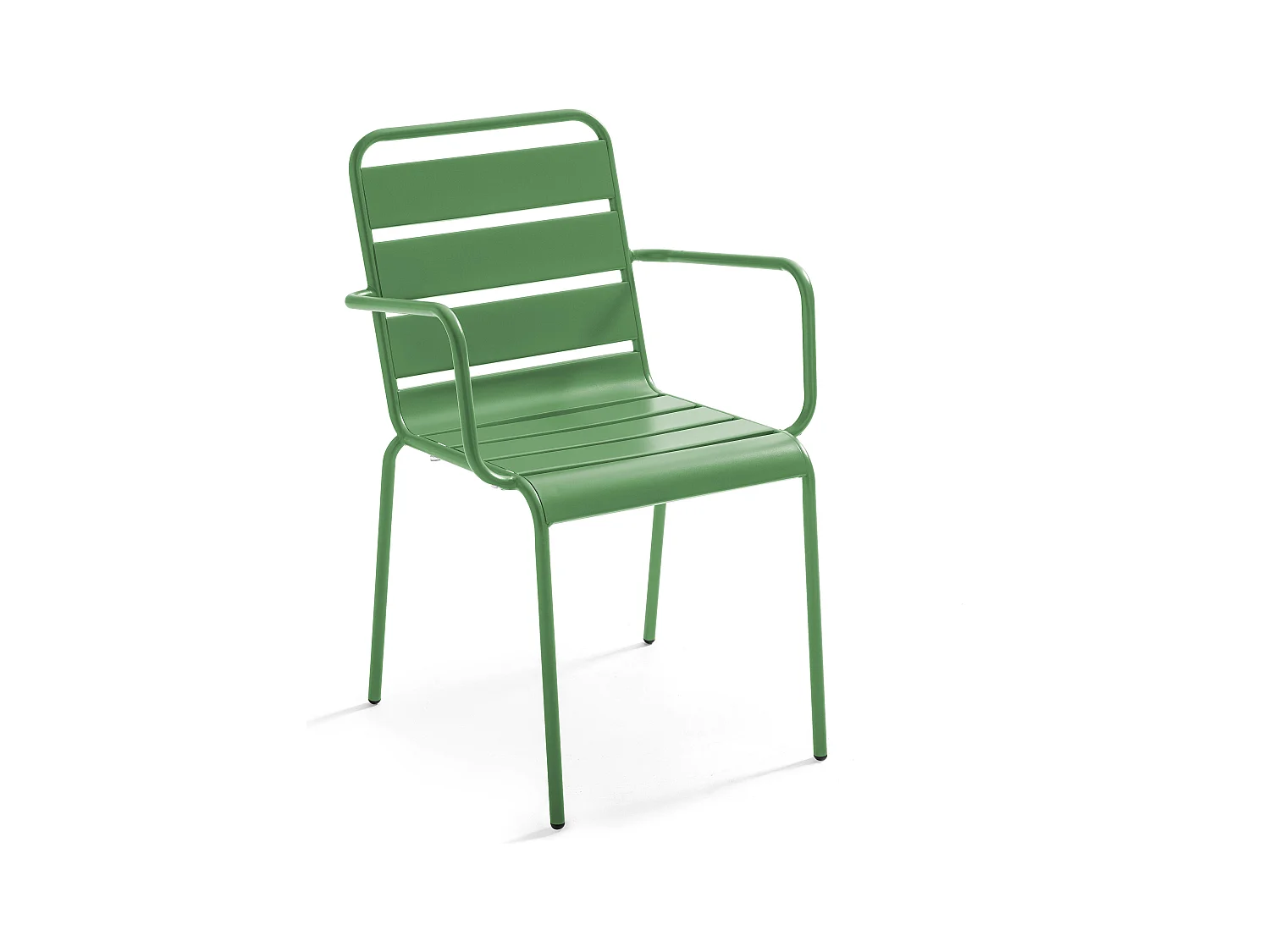 Fauteuil de jardin en métal vert cactus  - Palavas