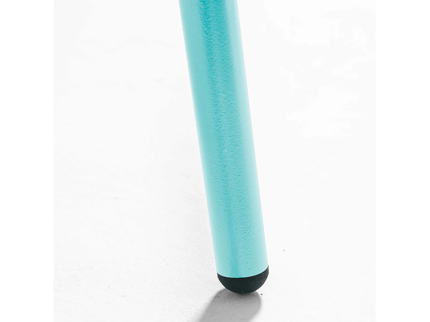 Fauteuil bas de jardin en métal bleu turquoise - Palavas