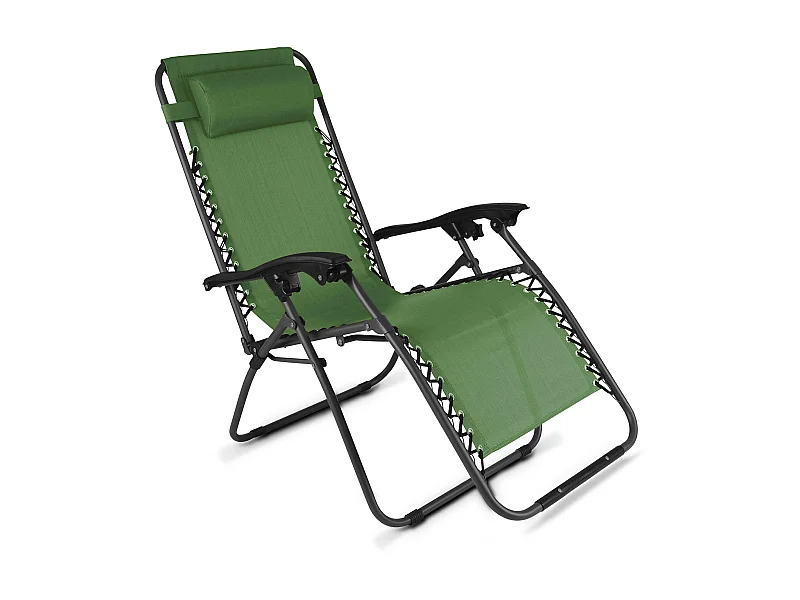 Fauteuil de jardin pliant relax vert
