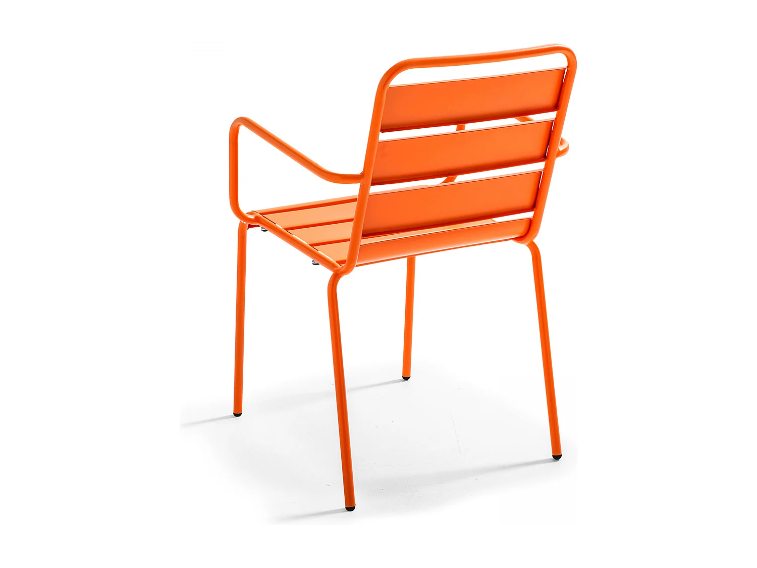 Fauteuil de jardin en métal orange - Palavas