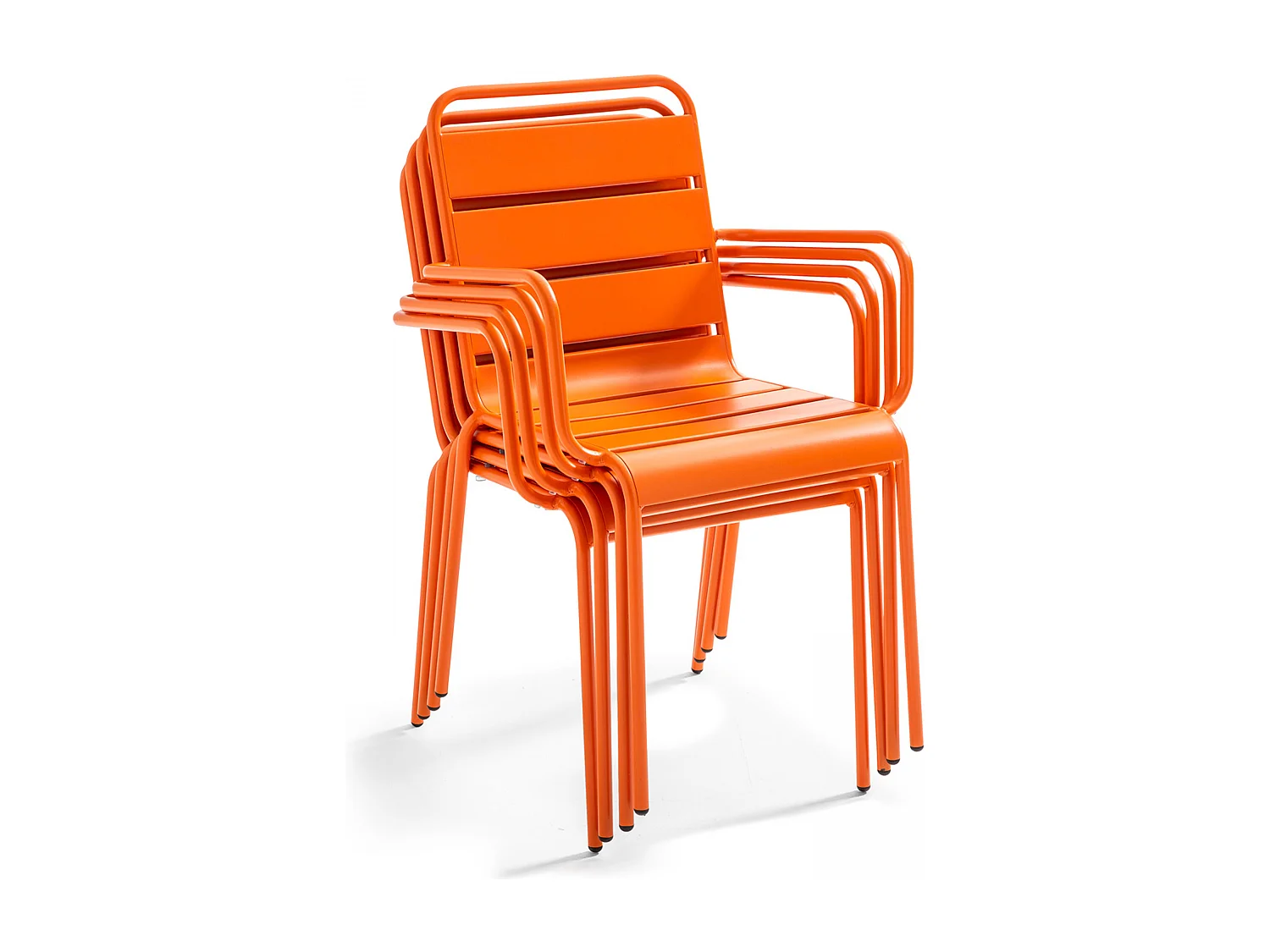Fauteuil de jardin en métal orange - Palavas