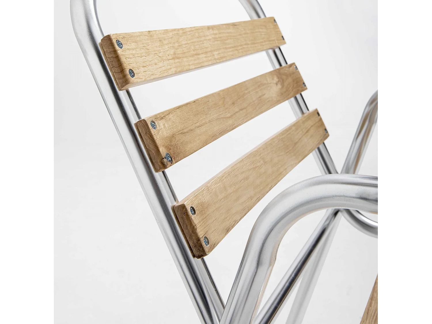 Fauteuil de jardin bois et aluminium