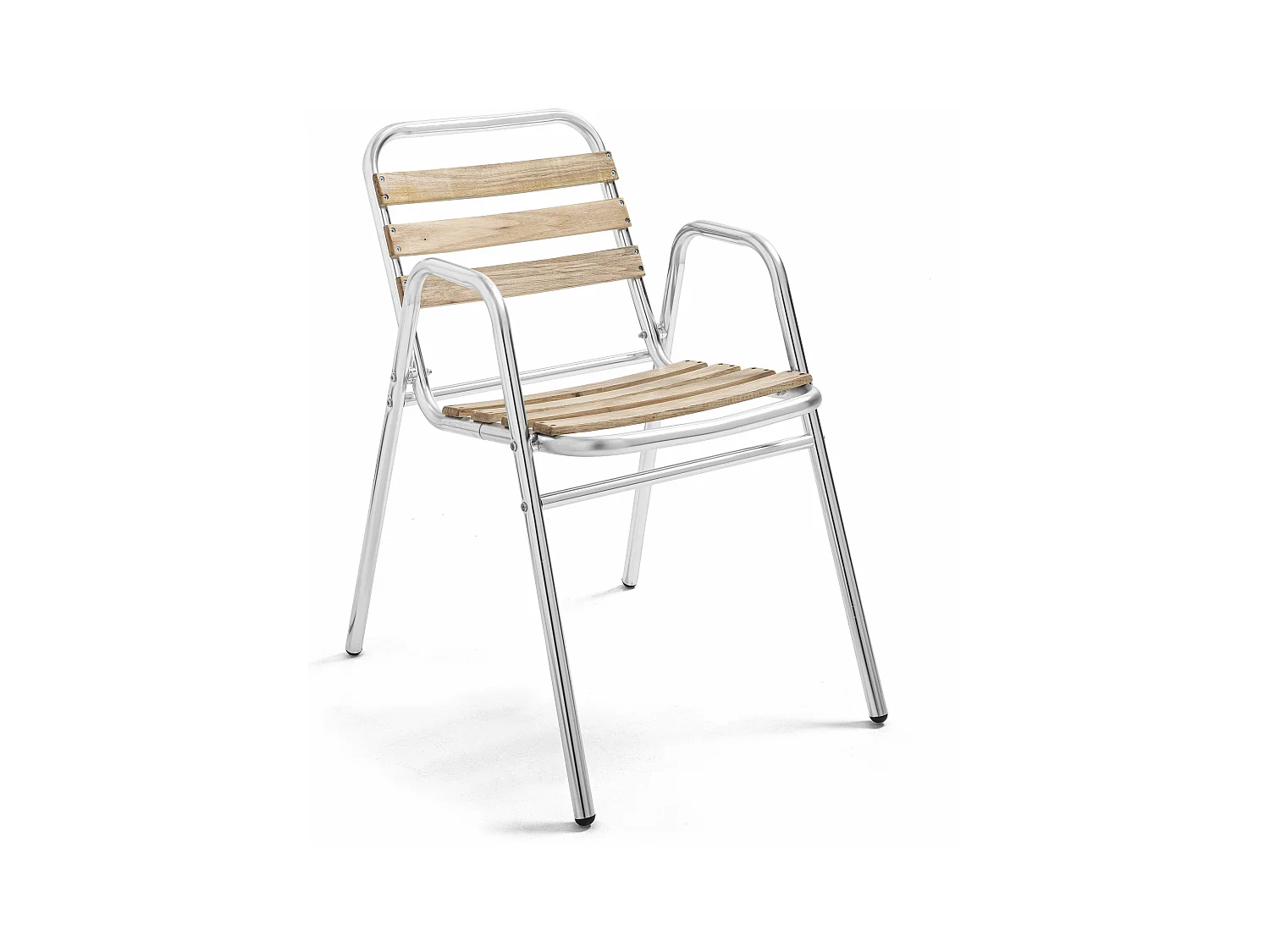 Fauteuil de jardin bois et aluminium