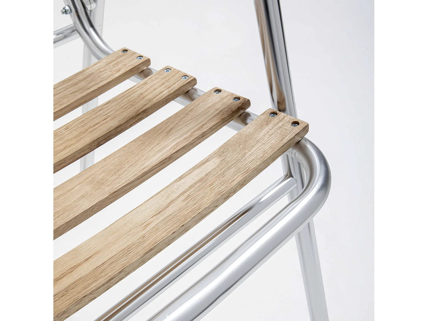 Fauteuil de jardin bois et aluminium