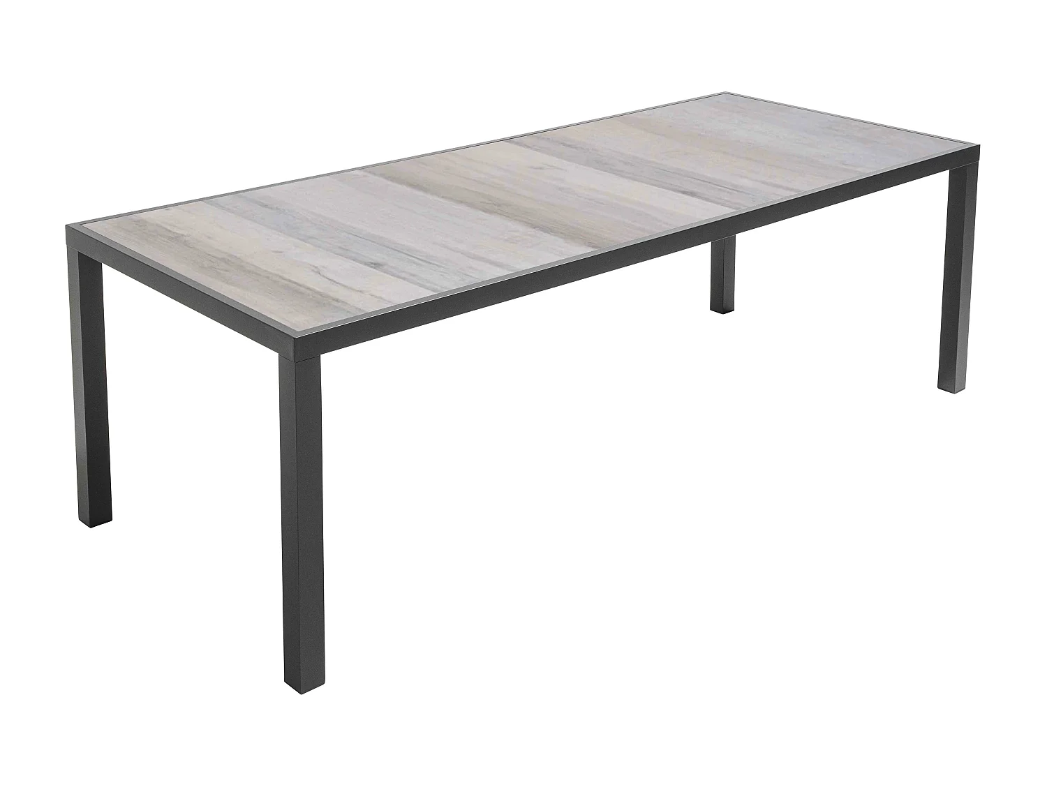 Table à manger en aluminium et céramique  - Tivoli