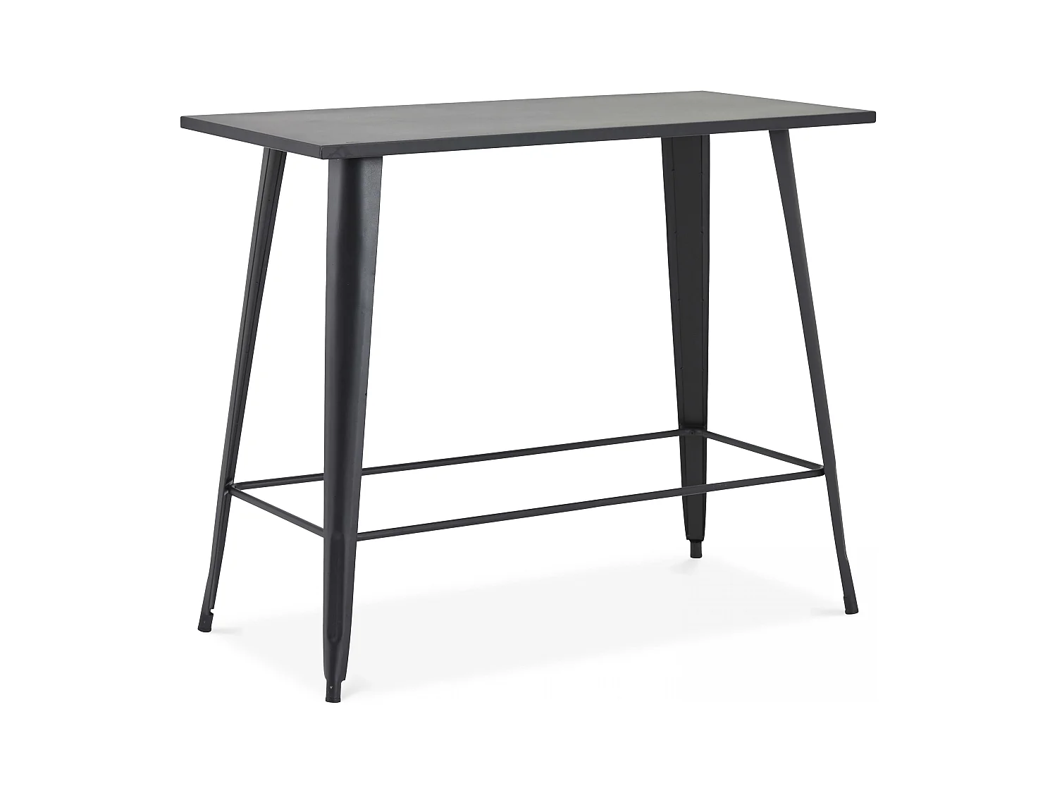 Table haute rectangulaire de style industriel New-York