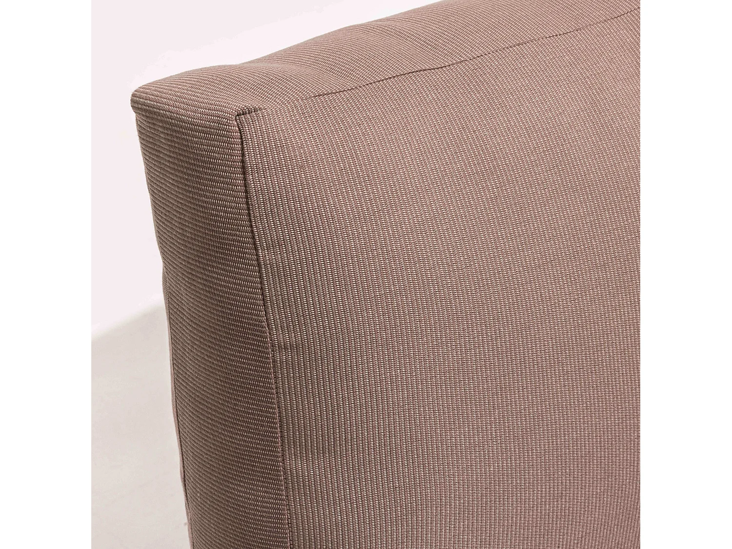 Salon de  jardin bas 6 places en aluminium et bois taupe