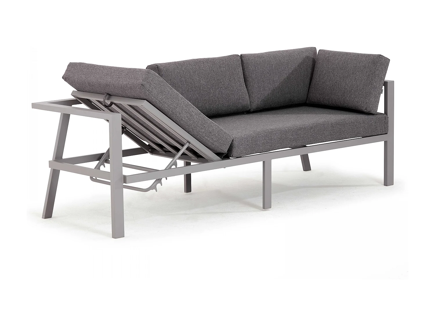 Salon de jardin 6 places en aluminium