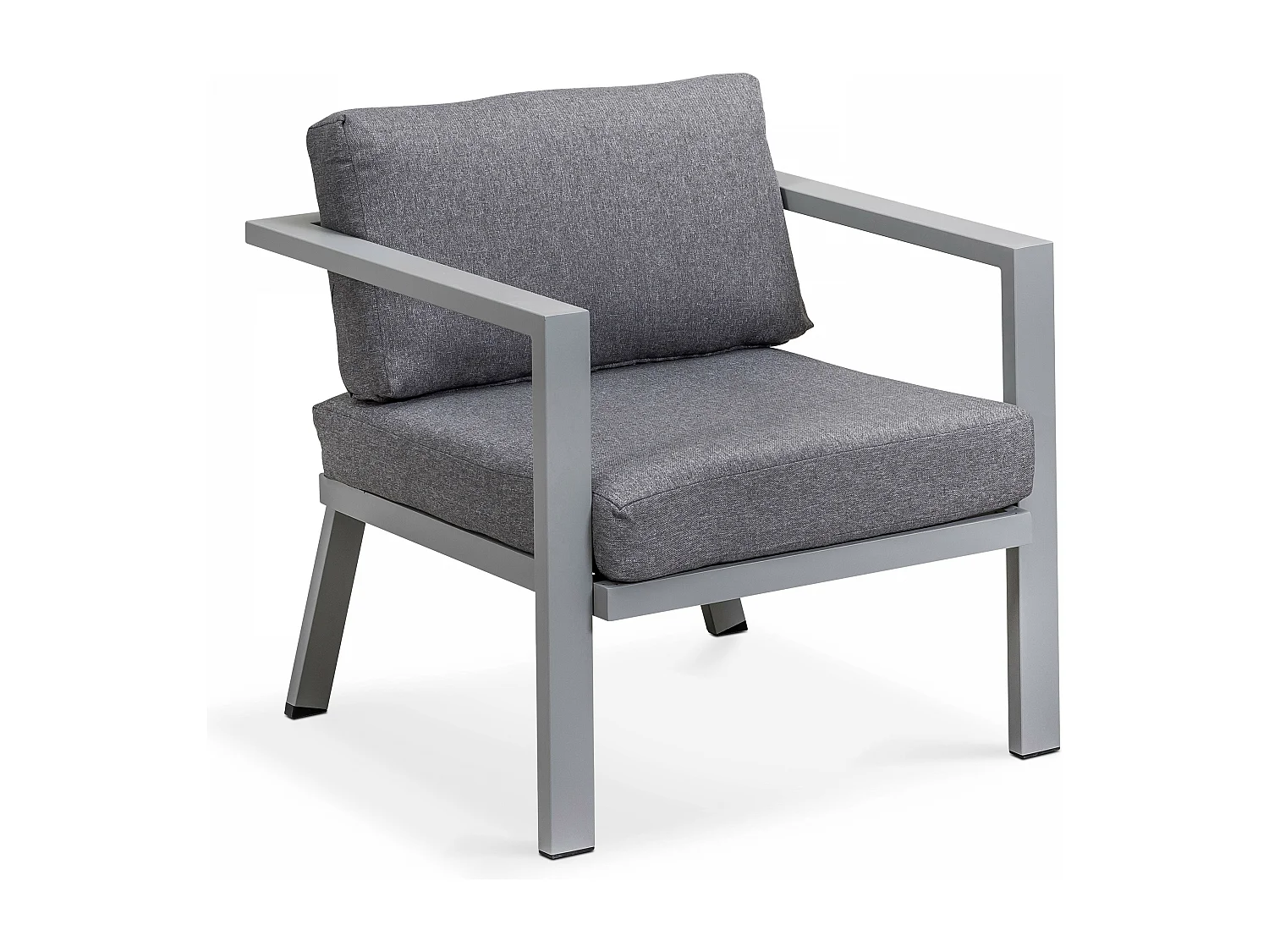 Salon de jardin 6 places en aluminium