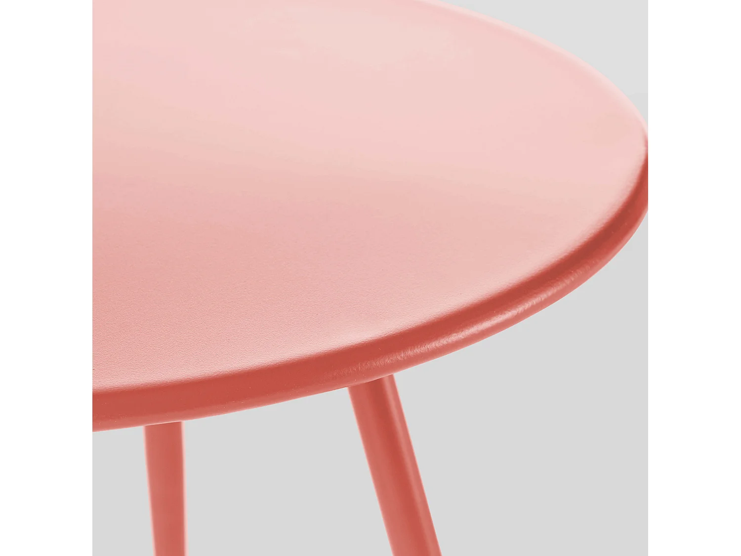 Table basse ronde en métal argile 40 cm - Palavas