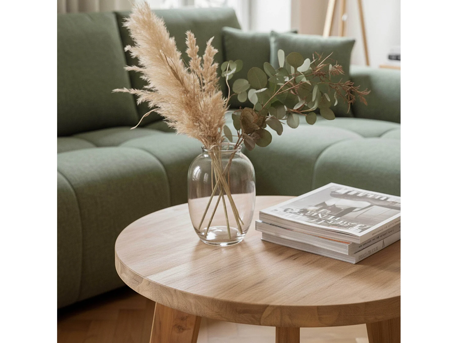 Table basse en teck recyclé massif