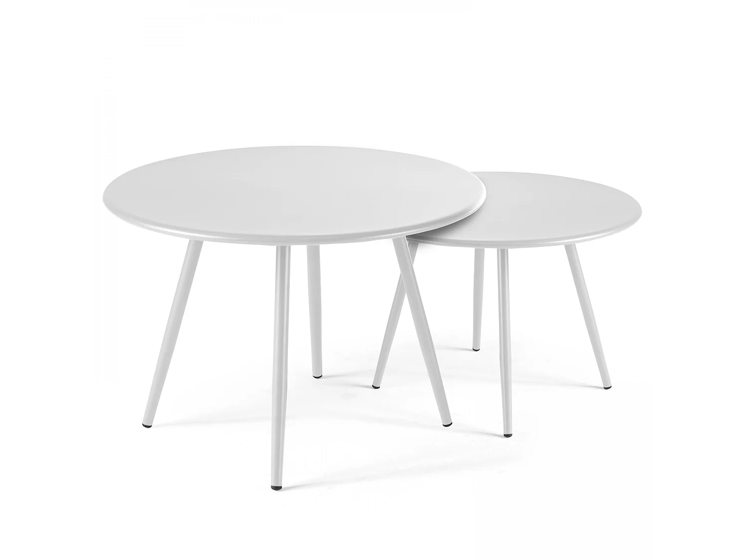 Ronde en nestbare bijzettafels, Palavas