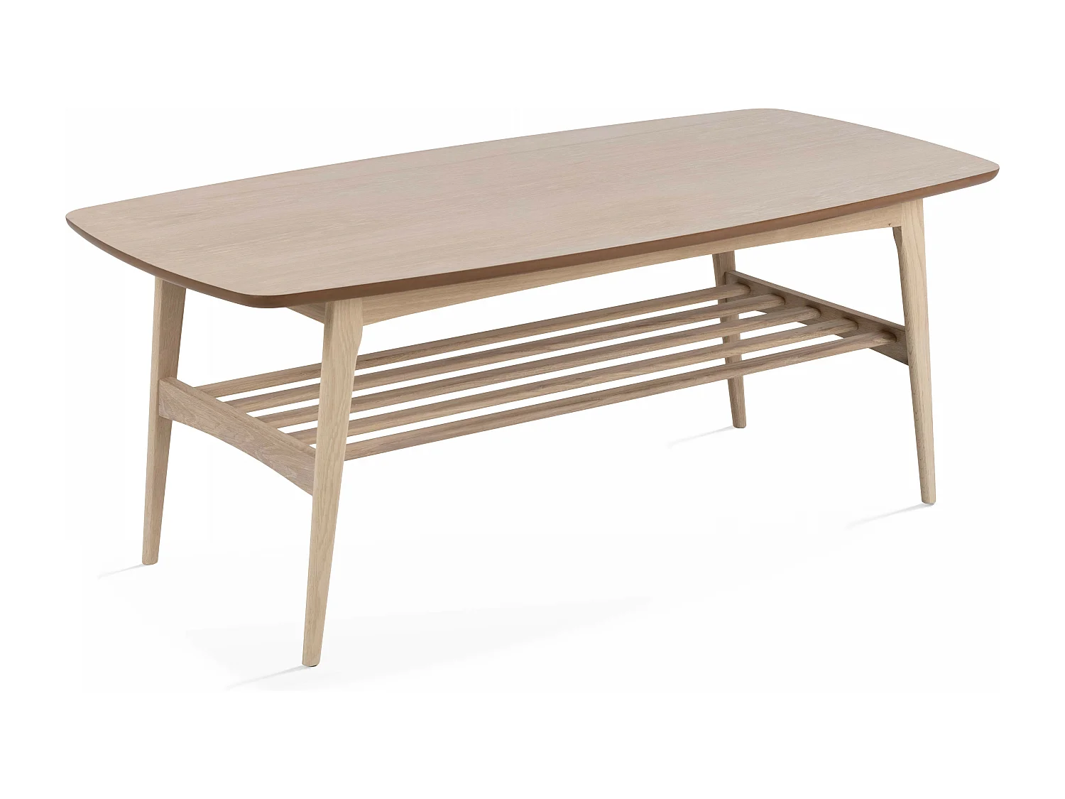 Table basse rectangulaire en chêne massif