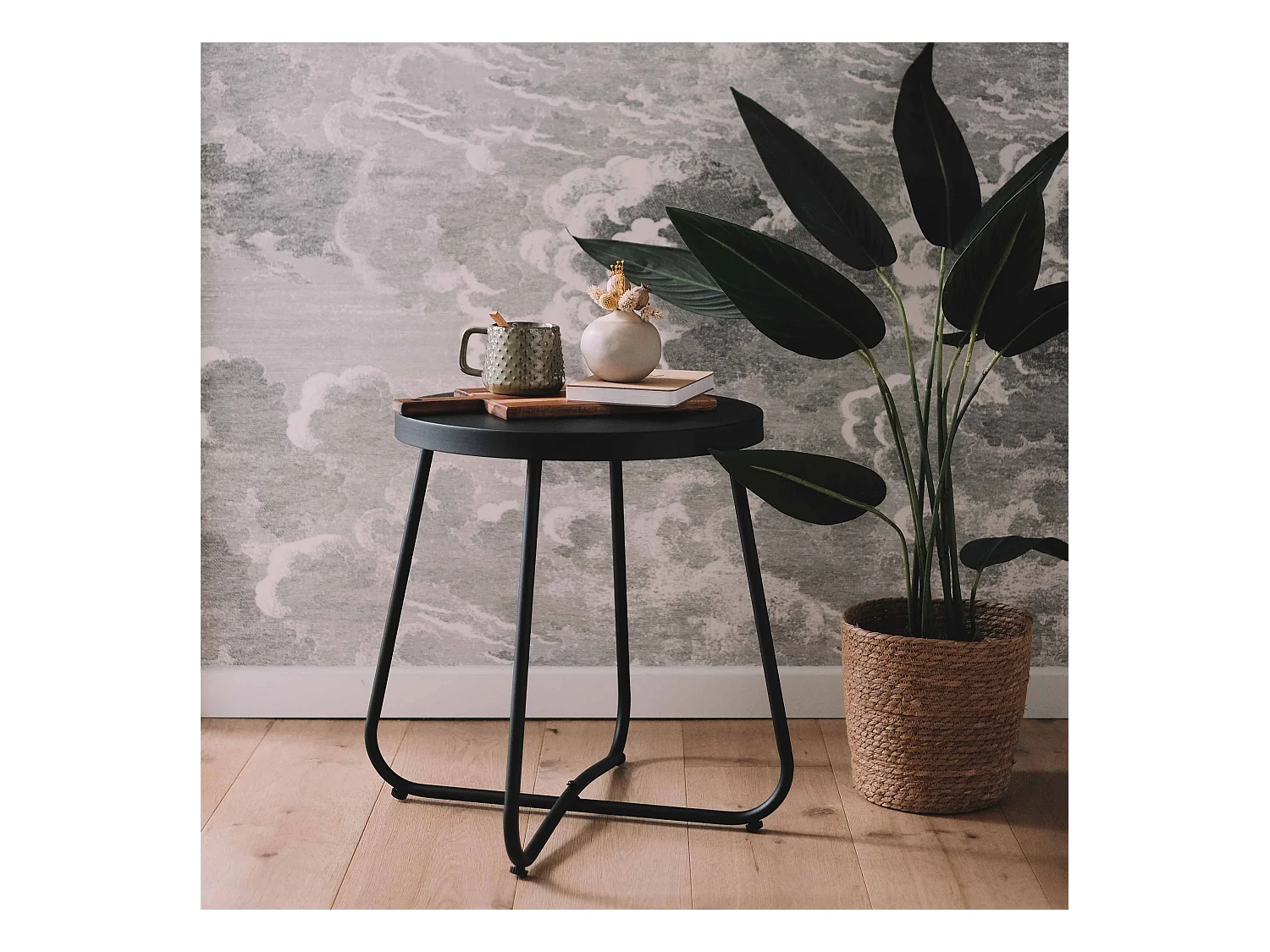 Table basse ronde 43 x 50 cm