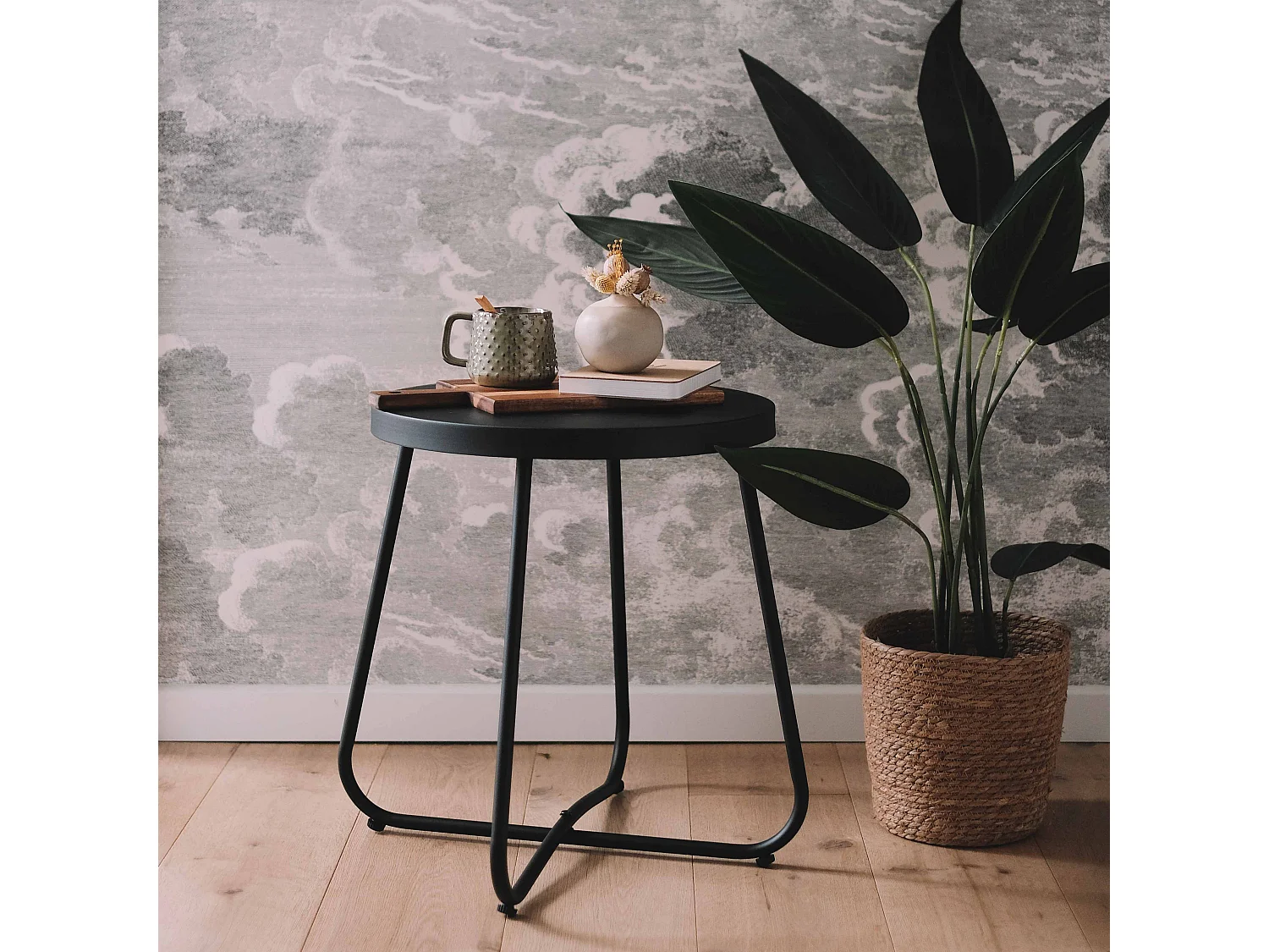 Table basse ronde 43 x 50 cm