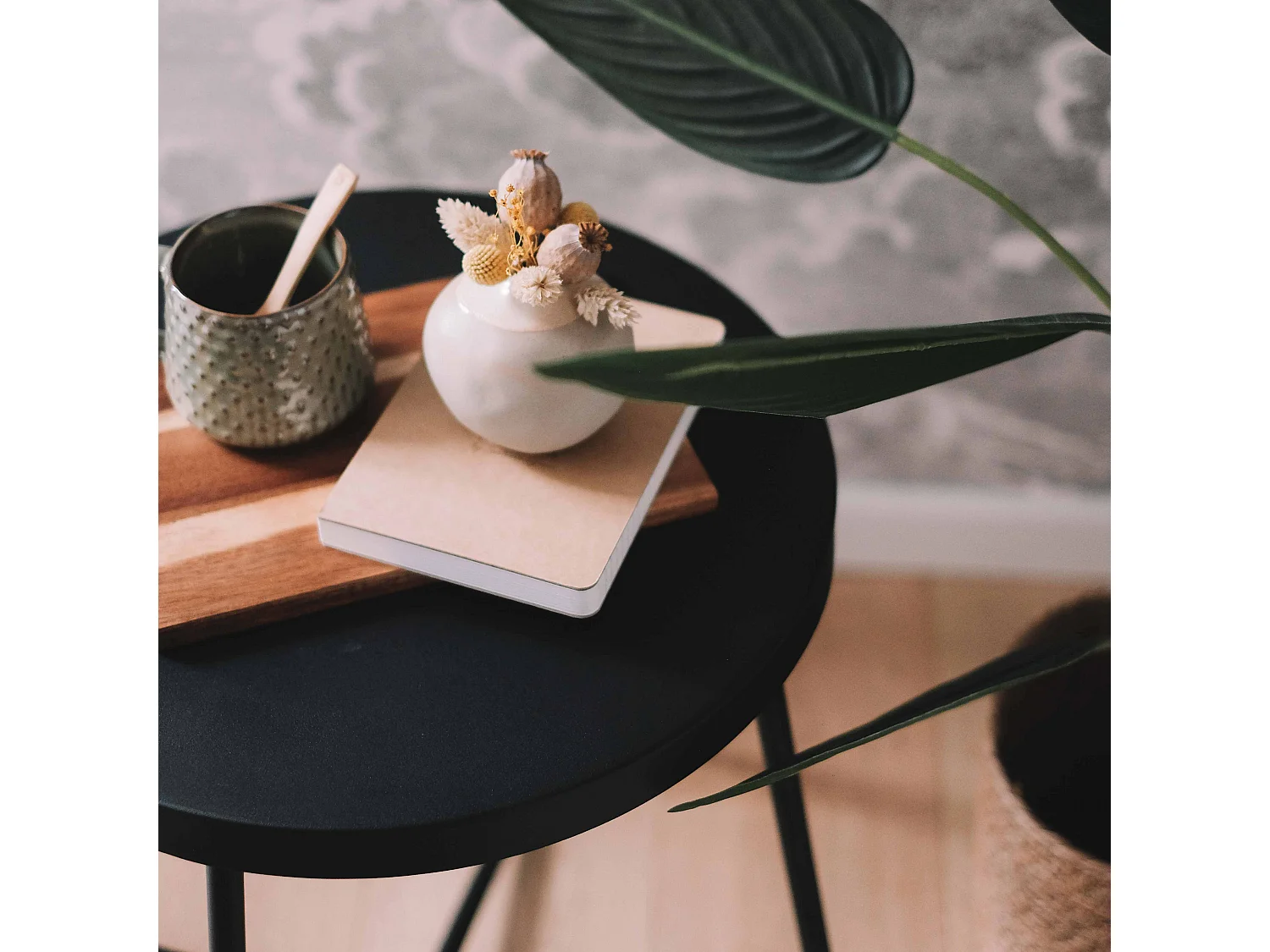 Table basse ronde 43 x 50 cm