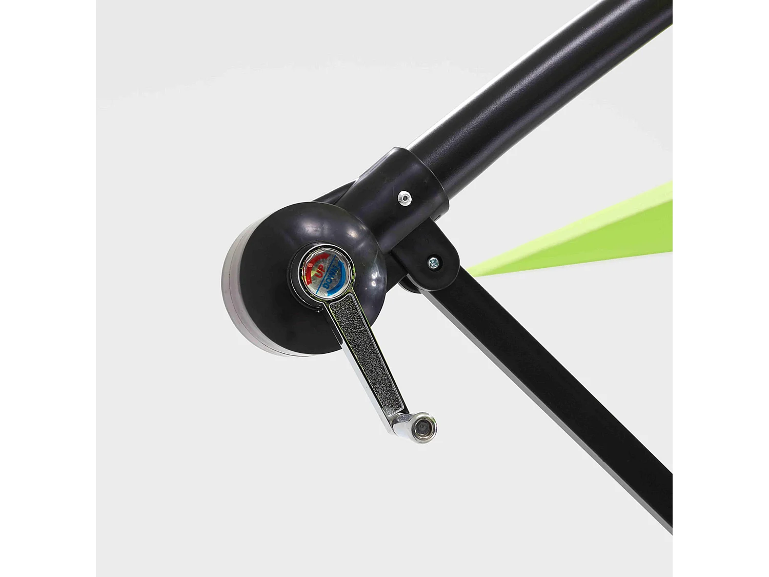 Parasol déporté 3x3m acier vert - Genova