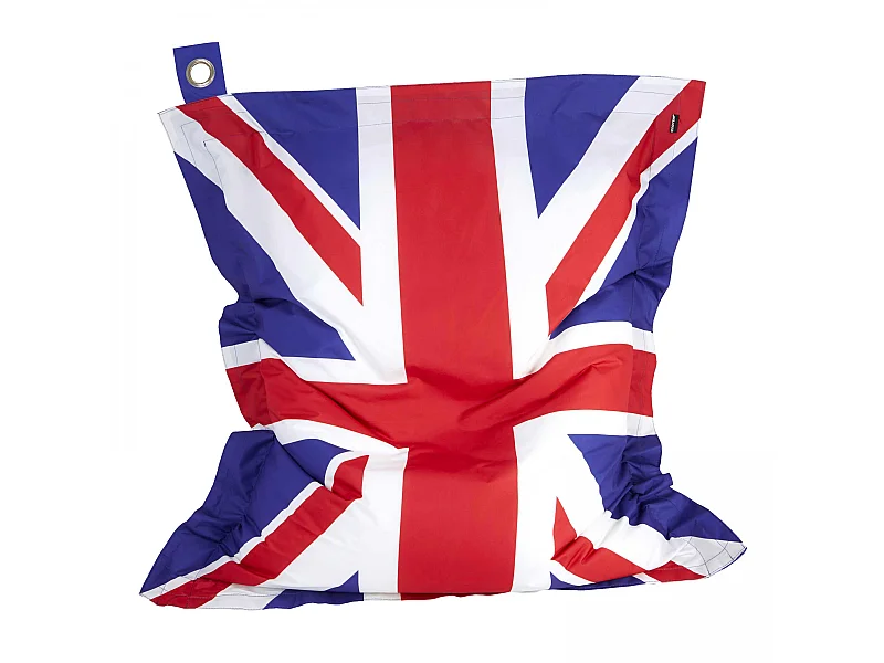 Pouf de jardin en polyester drapeau uk 140 x 120 cm