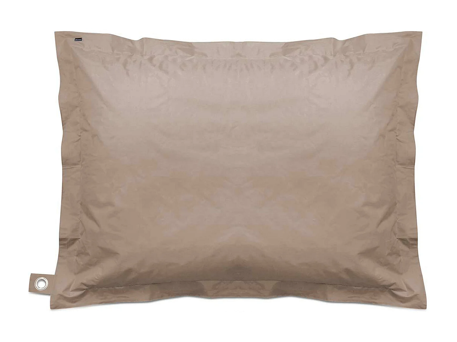 Pouf de jardin en polyester taupe 180x145 cm