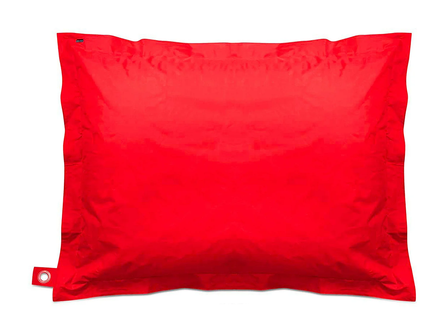 Rode polyester tuinpoef 180 x 145 cm