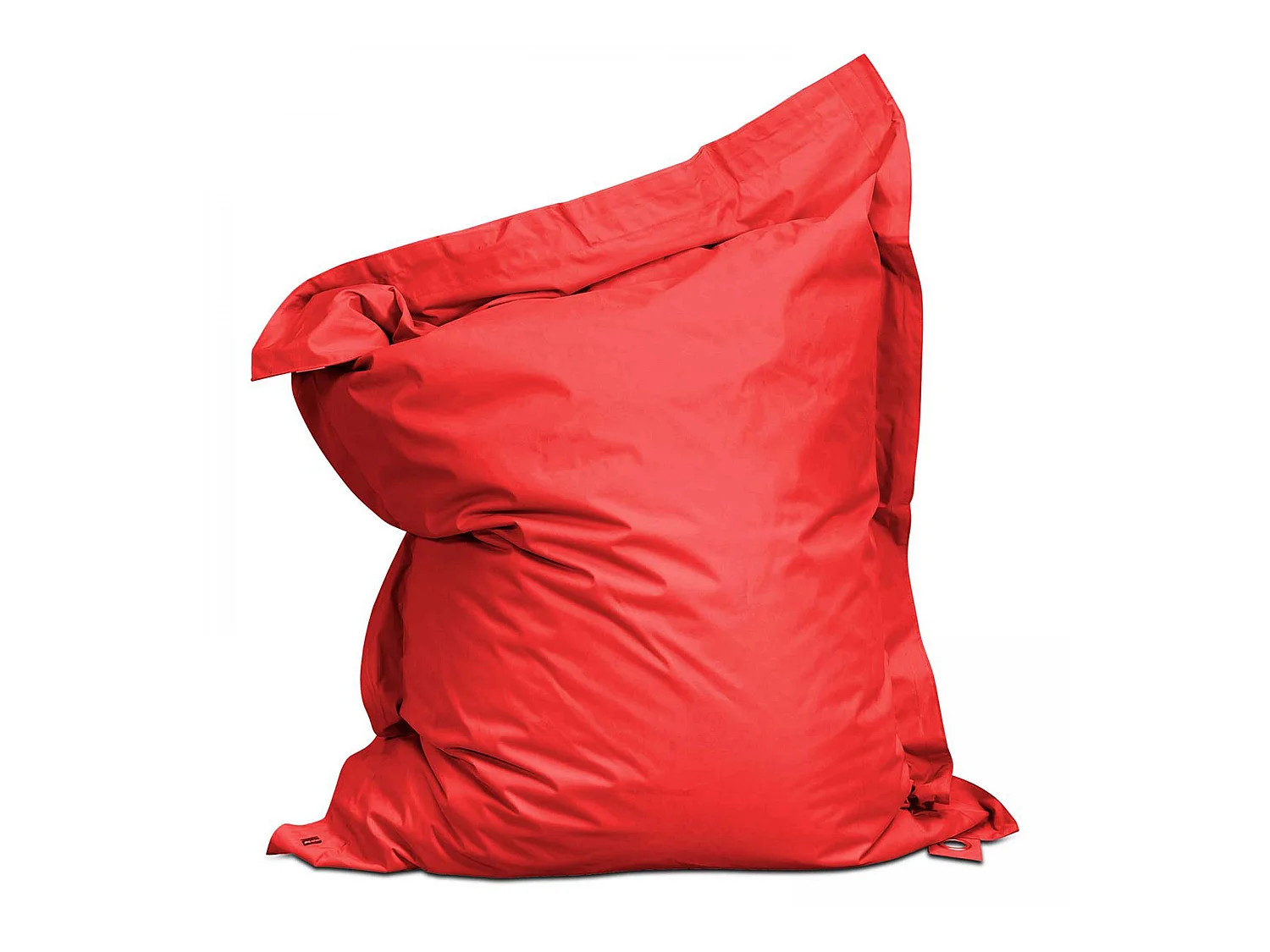 Pouf de jardin en polyester rouge 180 x 145 cm