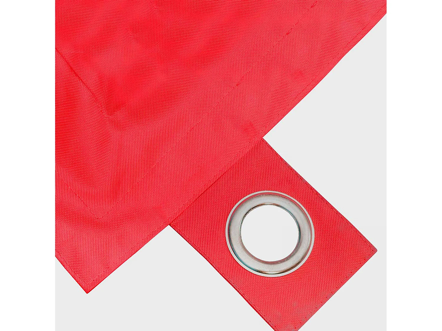 Coussin de sol polyester rouge 140 x 120 cm