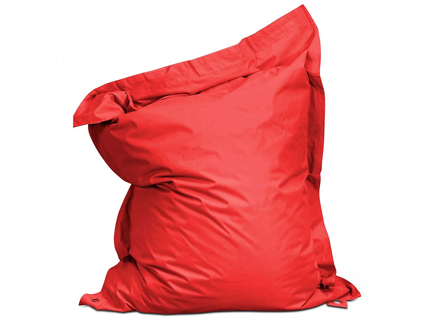 Coussin de sol polyester rouge 140 x 120 cm