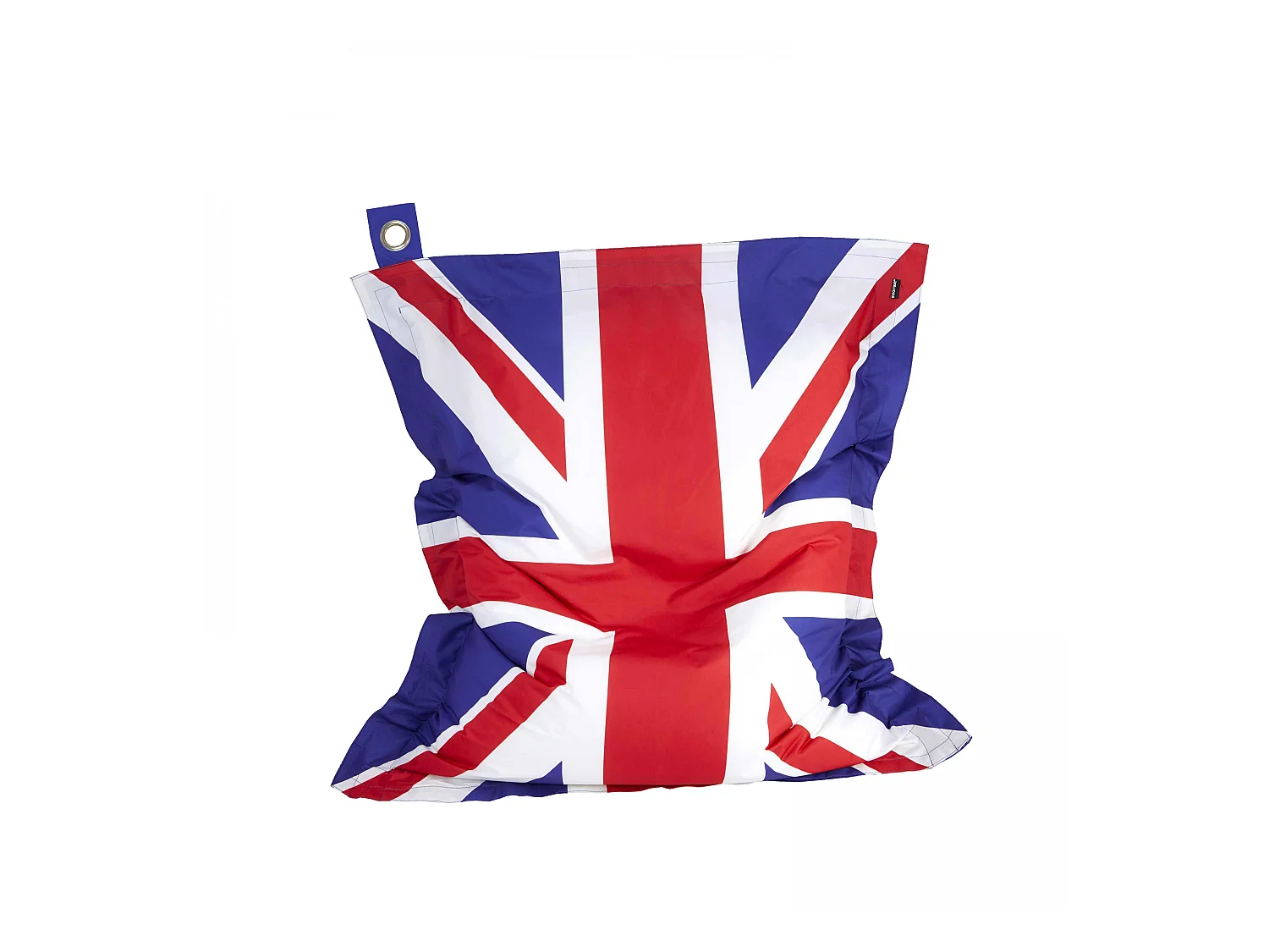 Pouf de jardin xxl polyester drapeau uk 180 x 145 cm