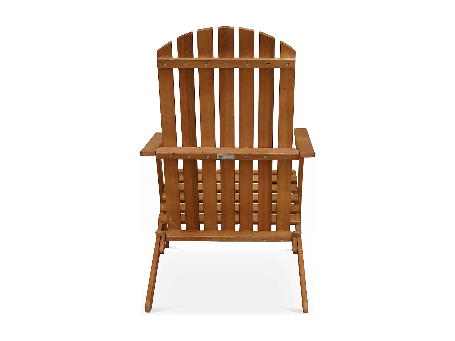 Fauteuil relax pliant en bois d'eucalyptus bois