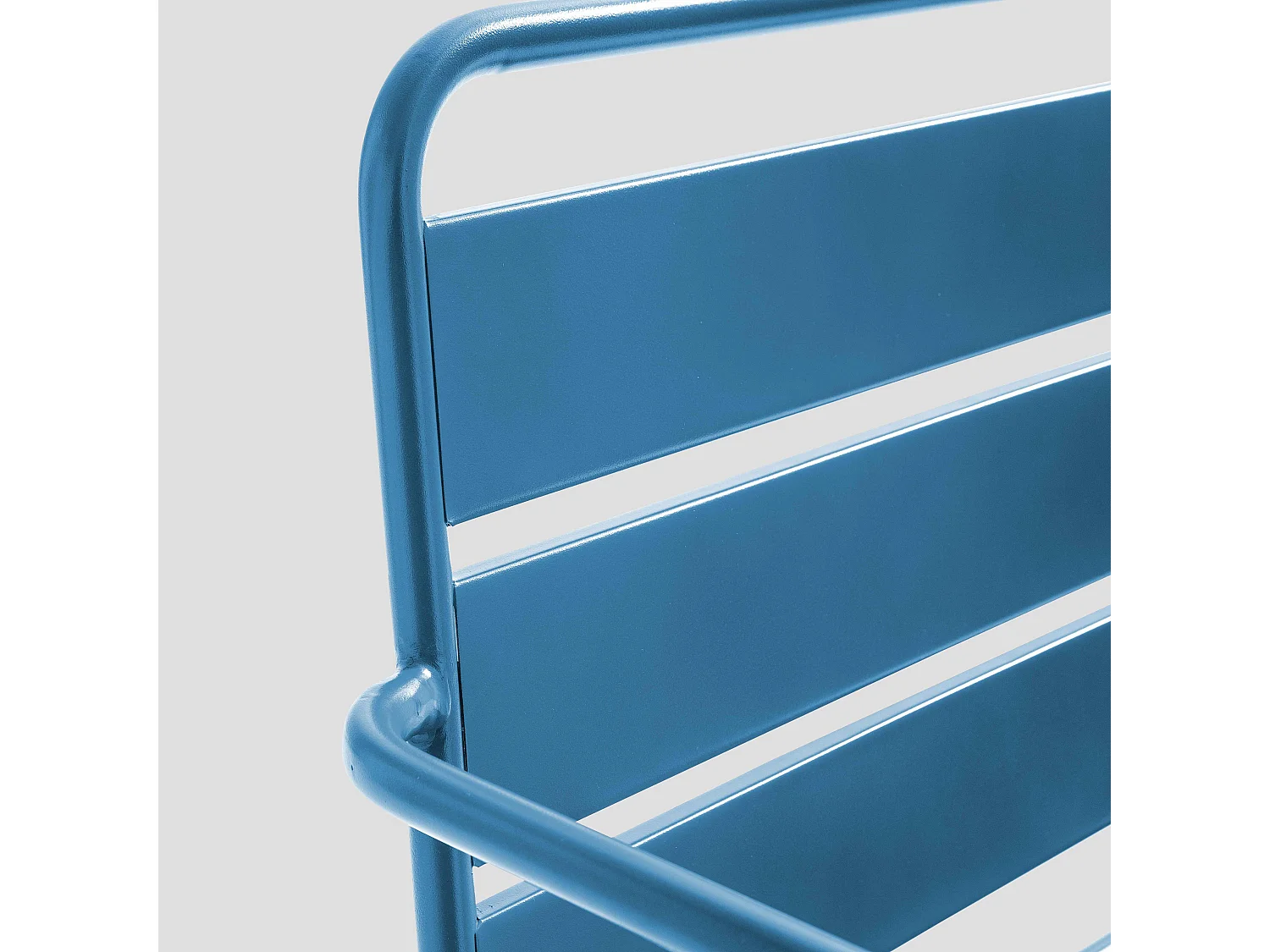 Canapé de jardin en métal bleu pacific - Palavas